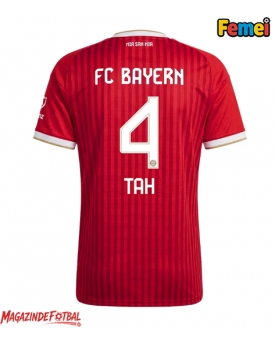 Bayern Munich Jonathan Tah #4 Tricou Fotbal Replică 2026-27 Femei Acasa Bayern Munich Jonathan Tah #4 Tricou Fotbal Replică 2026-27 Femei Acasa